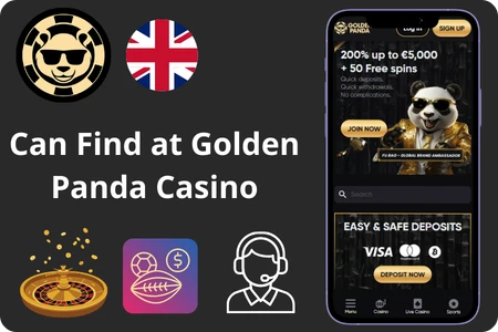 Golden panda what you can find