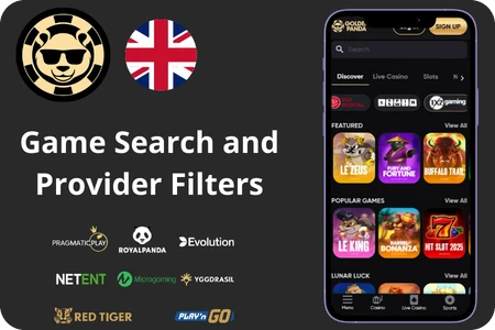 Goldenpanda provider filters